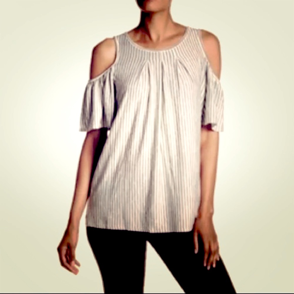 NWT, Max Studio (Nordstrom), Cold Shoulder Top, XL